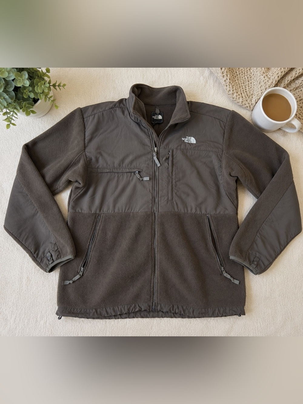 The North Face Denali Jacket Polartec Fleece Brown Men’s XL